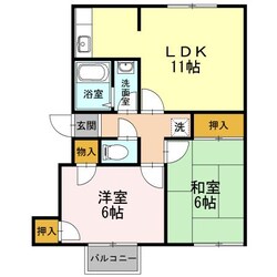 ファニー野中の物件間取画像